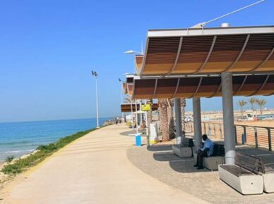 Открылся променад над южным волнорезом ашдодской марины